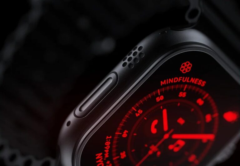 Maquete impressionante mostra o Apple Watch Ultra com acabamento em titânio escuro